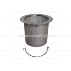 50 Micron Stainless Steel Mesh Basket Strainer Filter 1