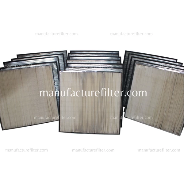 Panel Filter With Paper Cellulose Media