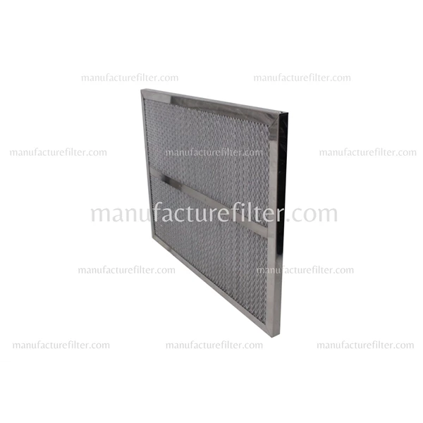 Pra Filter Panel Bingkai Stainless Steel Efisiensi G4