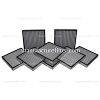 Replacement Pleated Air Filter Panel For AHU