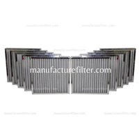 Filter Panel AHU Efisiensi G4 Dengan Bingkai Stainles Steel