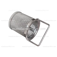 Particle Liquid Basket Filter Strainer