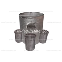 Basket Filter Element For Liquid Filtration System