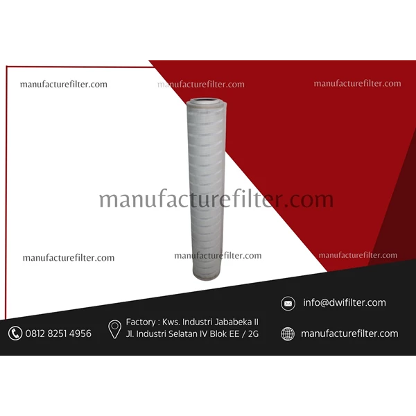 20 Micron Hydraulic Oil System Filter Glass Fiber Fold Filter