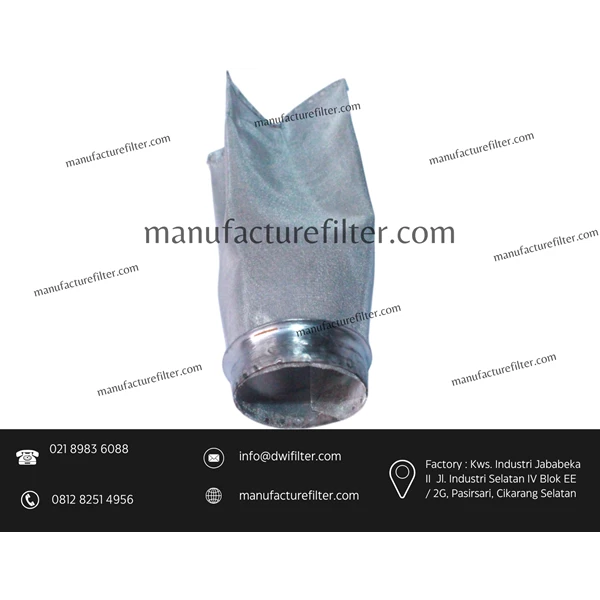 Polyester Needle Punched Filter Bag For Cement Steel Plant Df Series 