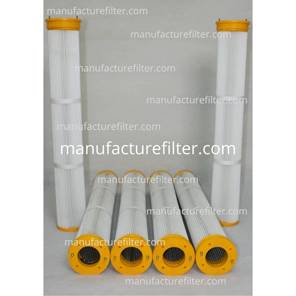 Filter Powder Coating Flame Detardant Nano Fiber Technology Polyester Cartridges Brand DF FILTER