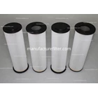Polyester Spundbond Dust Filter Cartridges PVC End Caps Brand DF FILTER 1