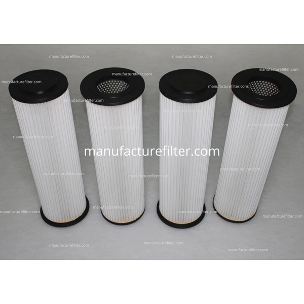 Polyester Spundbond Dust Filter Cartridges PVC End Caps Brand DF FILTER