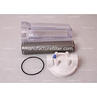 Water Filter Universal 10 Inch Stainless Stell 304 Mesh 100 Micron Merk DF Filter