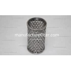 SS Melt Filter Element From Oil Filter With Thread Connection Merk DF Filter 1