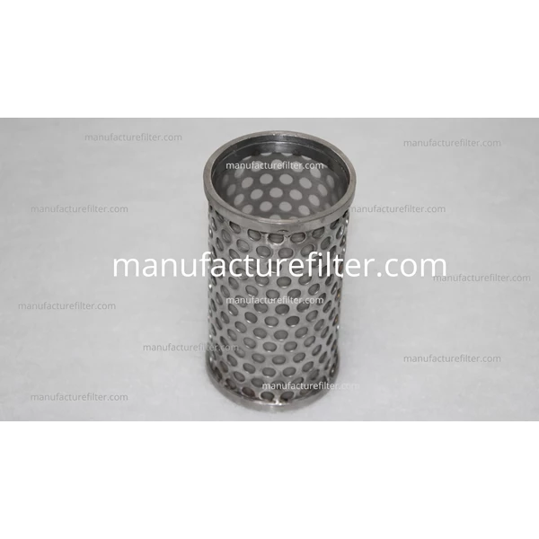 SS Melt Filter Element From Oil Filter With Thread Connection Merk DF Filter