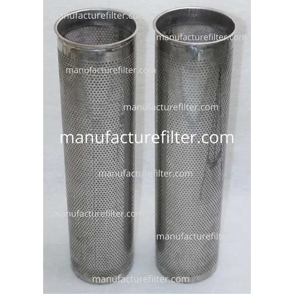 Bottom & Top Flanged Wedge Wire Screen Basket Filter Brand DF Filter