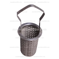 Woven Mesh Basket Filter Merk DF Filter