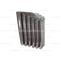 Filter Panel Bingkai Stainless Steel Pembersih Ruangan