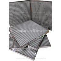 Filter Panel Industri Dengan Bingkai Stainles Steel